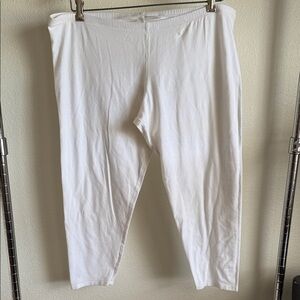 Eileen Fisher White Leggings.